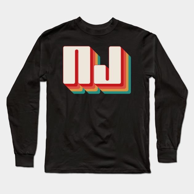 New Jersey Long Sleeve T-Shirt by n23tees